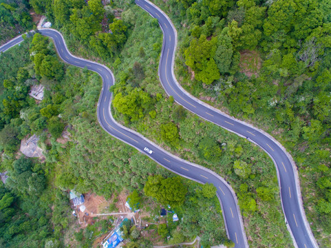 鼓岭盘山路