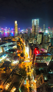 香港尖东夜景