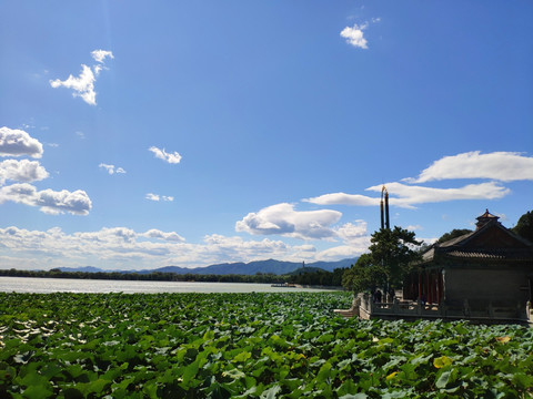 北京颐和园后湖