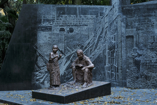 抗日战争主题雕塑