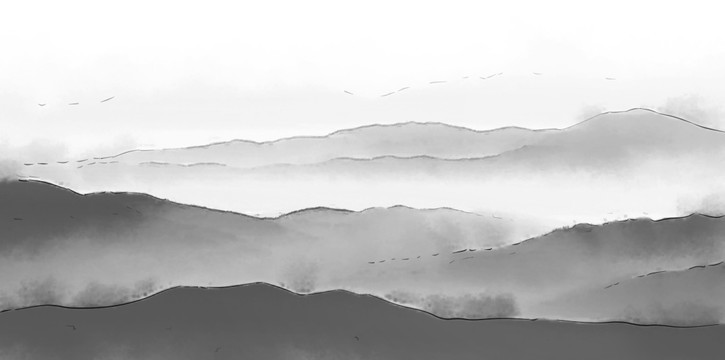 水墨画