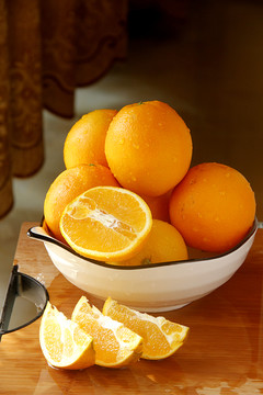 橙子柑橘新鲜水果