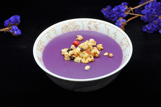 紫薯燕麦脆