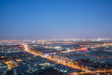 北京城市夜景