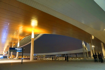 港珠澳大桥珠海公路口岸夜景