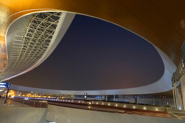 港珠澳大桥珠海公路口岸夜景