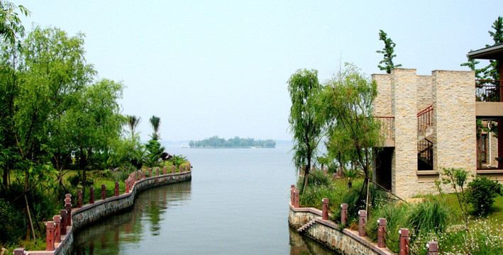 淀山湖环湖风光