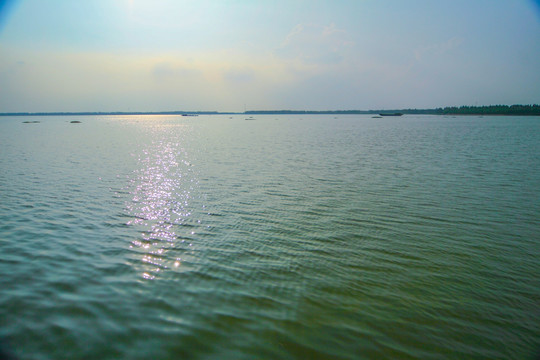 淀山湖湖面风光