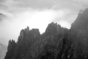 水墨黄山