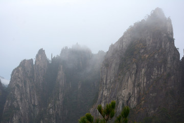 水墨黄山