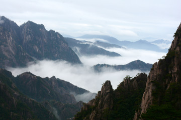 水墨黄山