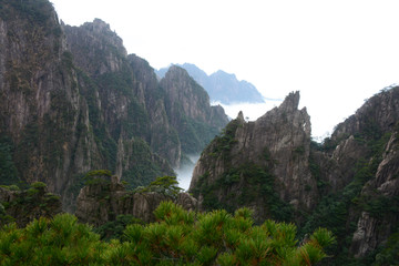 水墨黄山