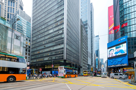 香港街道街景