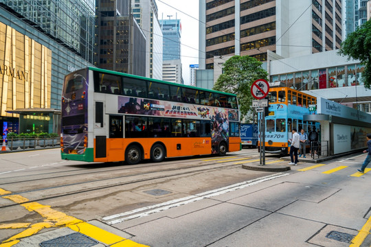 香港街道街景