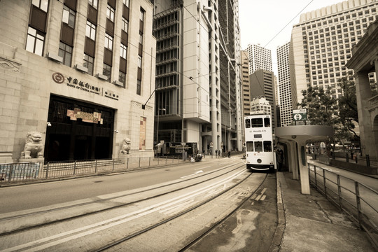 香港街道街景