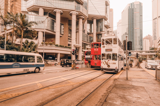 香港街道街景