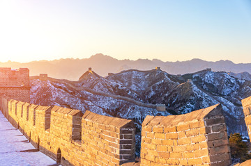 金山岭长城雪景