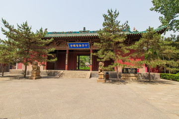 太原晋祠博物馆十方奉圣禅寺山门