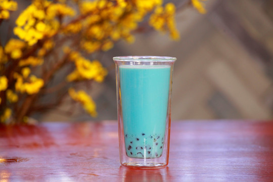 蓝藻椰香乌龙茶