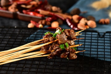 烤牛肉串
