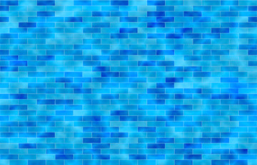 蓝色砖墙纹理设计