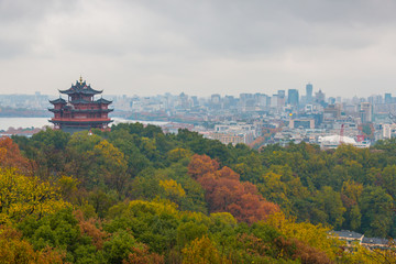 杭州西湖城隍阁城隍庙吴山