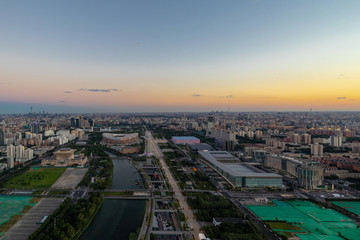 鸟瞰北京奥运村