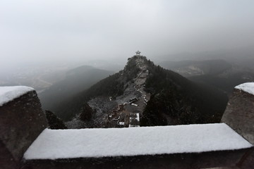 雪后云门山