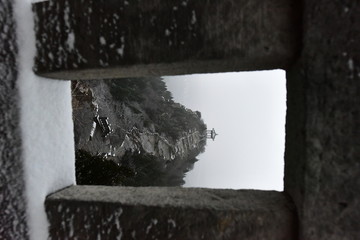 雪后云门山