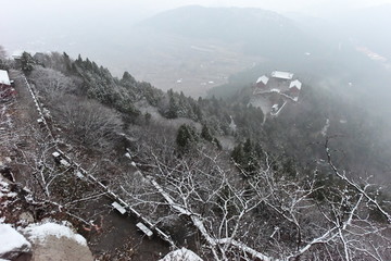 雪后云门山