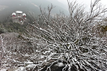 雪后云门山