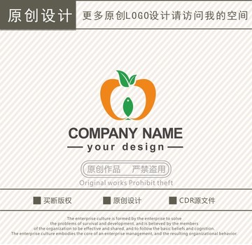 苹果鱼生鲜超市logo