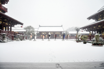 曹丞相府雪景