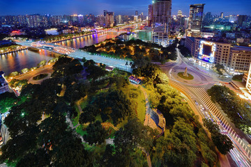 广州海珠广场夜景