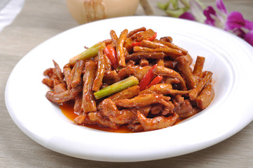 茶树菇兔柳