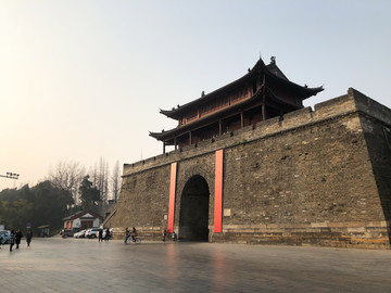 荆州古城墙城门洞