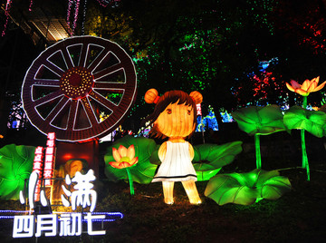 灯会中国二十四节气彩灯