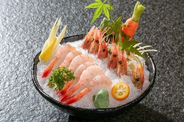 甜虾刺身