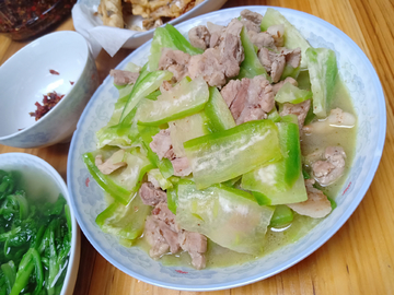 肉炒青萝卜