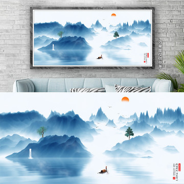 简约水墨画