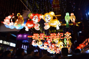 上海豫园的新年花灯