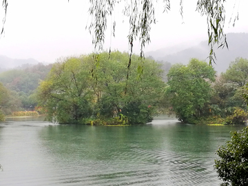 杭州西湖三台云水秋景