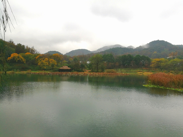 杭州西湖三台云水秋景