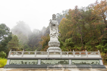 武夷山天心永乐禅寺观音菩萨雕像