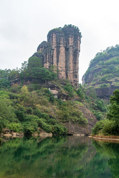 福建武夷山风景区玉女峰风光