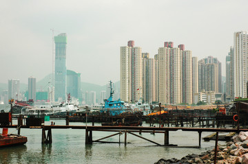 香港海边建筑