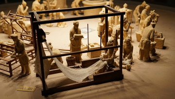古代纺织场景