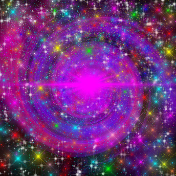 高清宇宙漩涡星空图