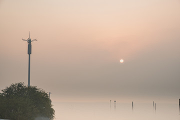 太湖日出