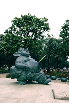 天蓬雕像